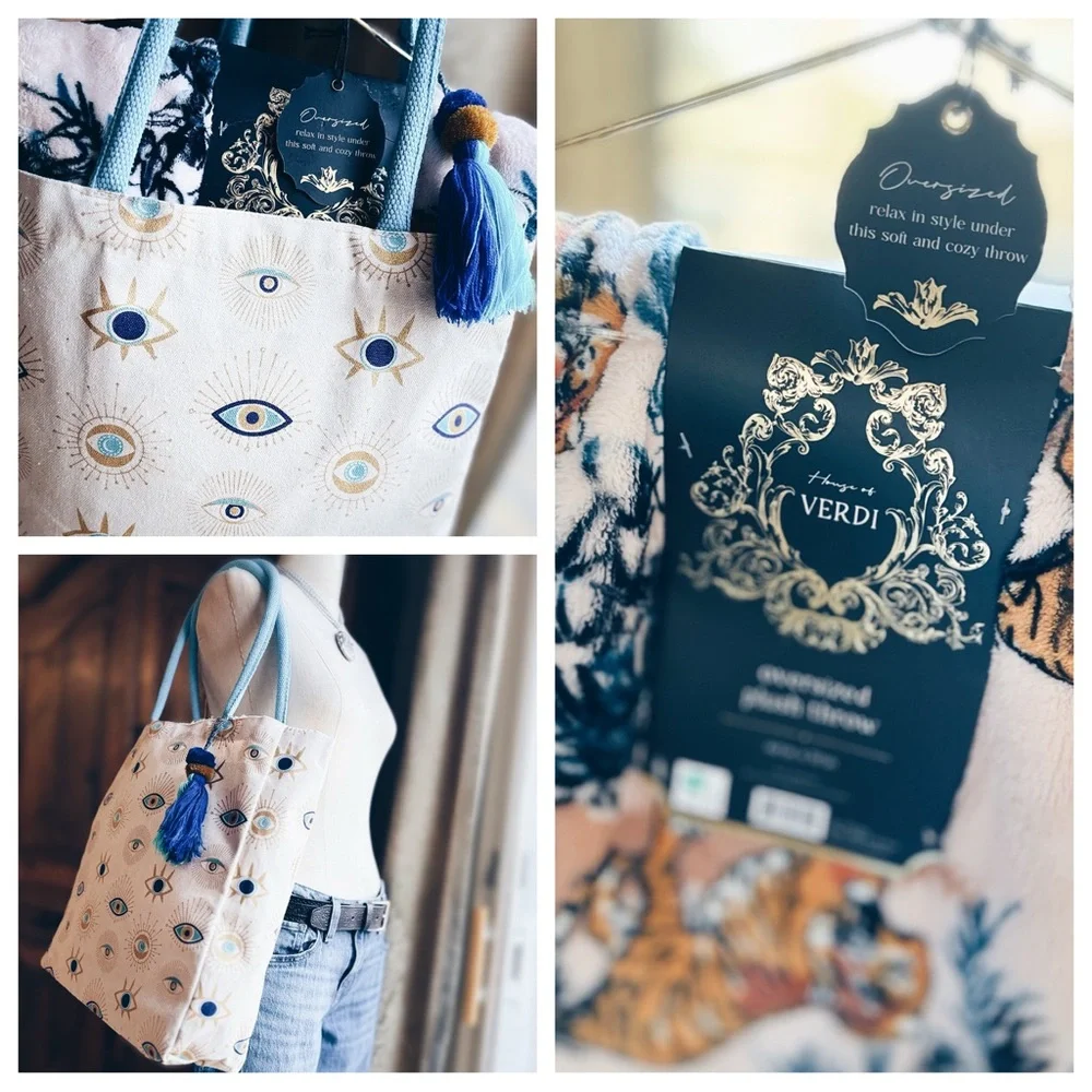 Blanket and Tote  Two Piece
